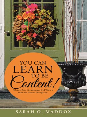 cover image of You Can Learn to Be Content!